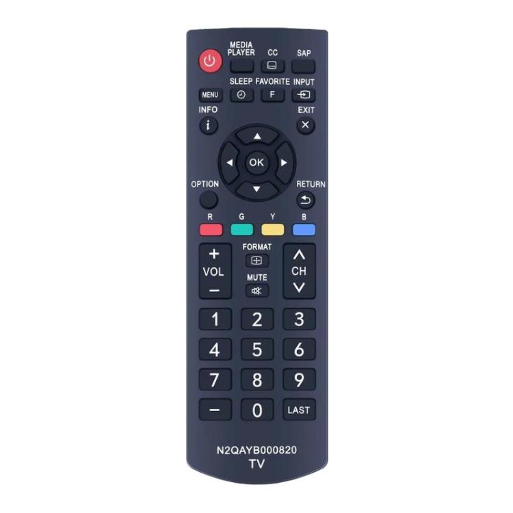 Telecomando sostitutivo Panasonic N2QAYB000820 per TV