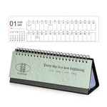 Mini calendario da scrivania 2026 gennaio-dicembre, agenda mensile in inglese, piccolo calendario da ufficio dal design elegante.