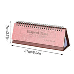 Mini calendario da scrivania 2026 gennaio-dicembre, agenda mensile in inglese, piccolo calendario da ufficio dal design elegante.