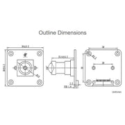 Modulo fotocamera monocromatica da 1,6 MP con otturatore globale M12, 32427