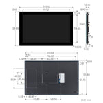 Schermo touch screen 9 pollici 720x1280 IPS vetro temperato