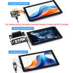 Schermo touch screen 9 pollici 720x1280 IPS vetro temperato
