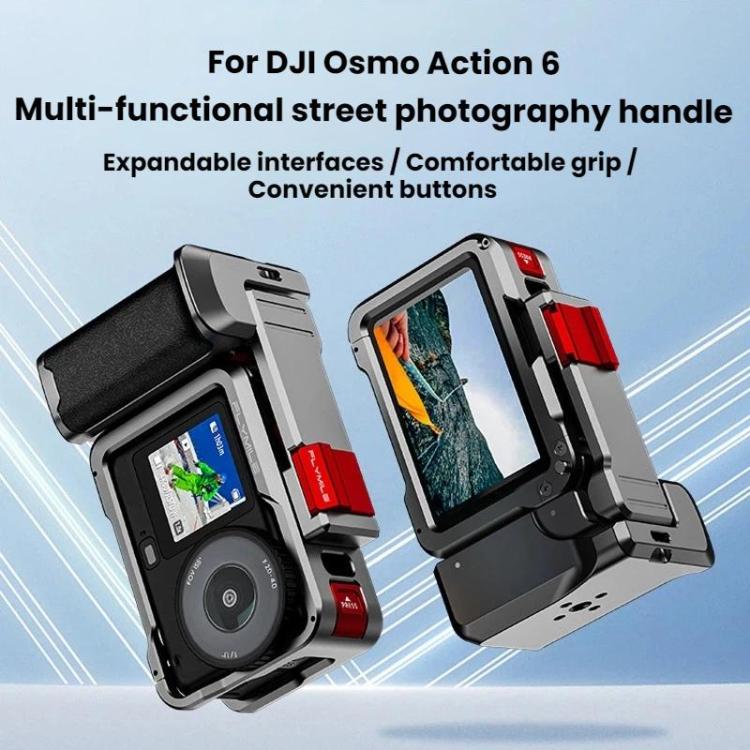 Kit di telaio protettivo esteso Flymile per DJI Osmo Action 6, AC6017 Silver