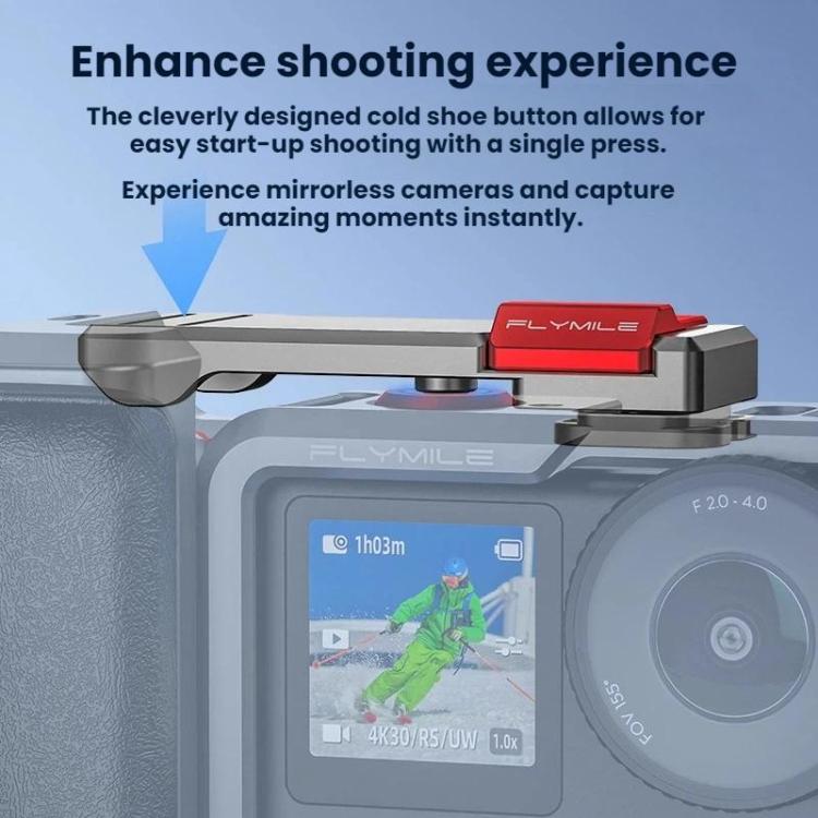 Kit di telaio protettivo esteso Flymile per DJI Osmo Action 6, AC6017 Silver