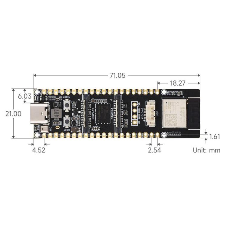 Scheda sviluppo Wi-Fi 6 Bluetooth 5 Waveshare ESP32-P4