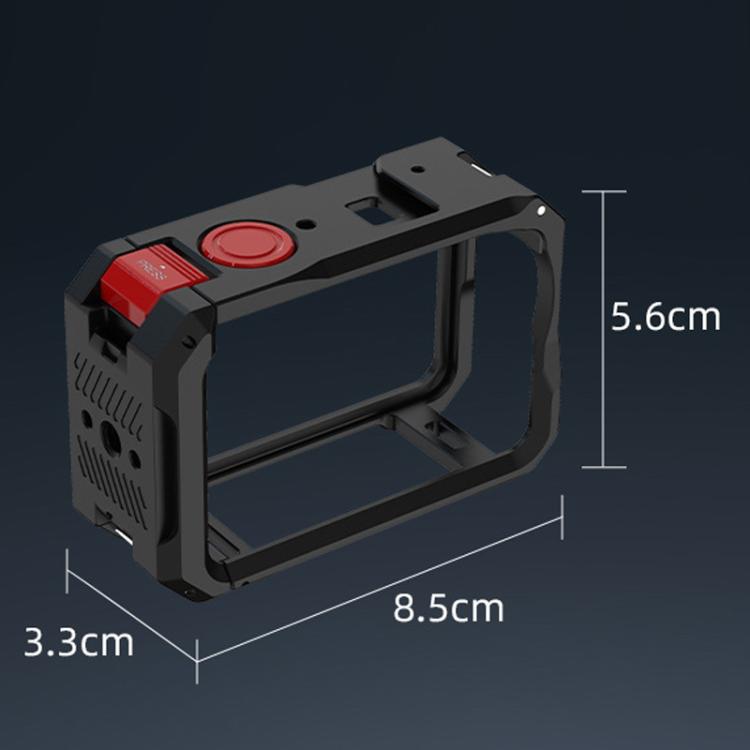 Custodia protettiva in metallo con gabbia Flymile per fotocamera DJI Osmo Action 6., AC6001