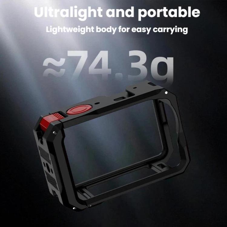 Custodia protettiva in metallo con gabbia Flymile per fotocamera DJI Osmo Action 6., AC6001