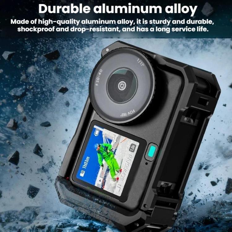 Custodia protettiva in metallo con gabbia Flymile per fotocamera DJI Osmo Action 6., AC6001