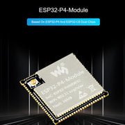 La scheda core WAVESHARE ESP32-P4-Module supporta Wi-Fi a 2,4 GHz e Bluetooth 5.3, 16MB, 32MB