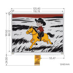 Modulo display e-paper a 4 colori WAVESHARE da 5,83 pollici con tecnologia e-ink., Raw Display, With Driver HAT
