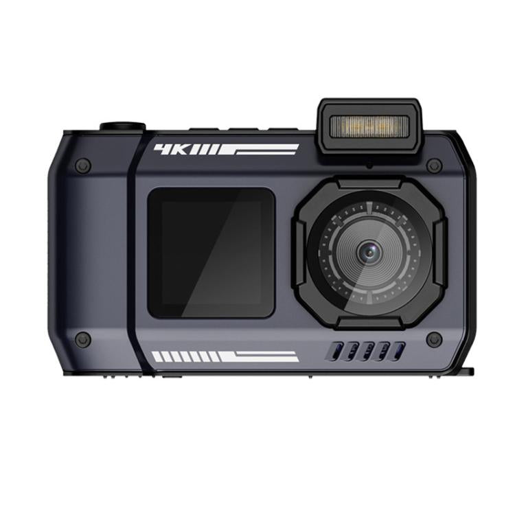 D50 Fotocamera selfie HD a doppio schermo impermeabile IP68, per esterni e immersioni.