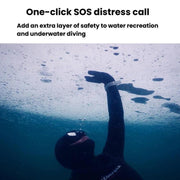 D50 Fotocamera selfie HD a doppio schermo impermeabile IP68, per esterni e immersioni.