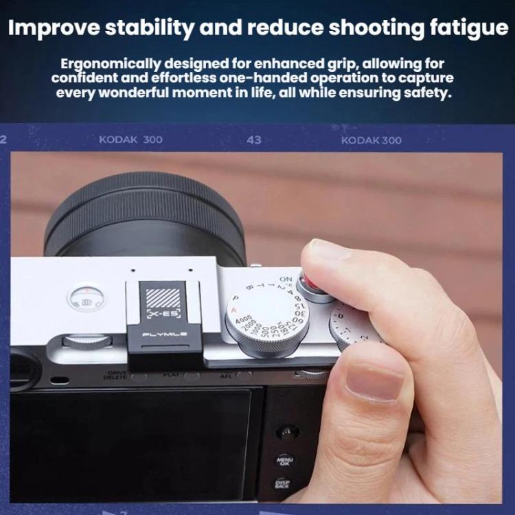 Impugnatura protettiva antiscivolo Flymile per slitta a contatto caldo per Fujifilm X-E5 Flymile