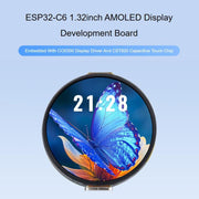 Scheda di sviluppo per display touch AMOLED rotondo da 1,32 pollici, 32766