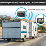 Telecamera da cruscotto wireless per auto, magnetica, ad alta definizione e alimentata a energia solare.
