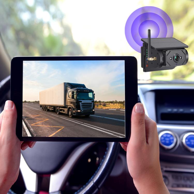 Videocamera di retromarcia HD wireless WIFI ad energia solare magnetica per auto.