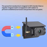 Videocamera di retromarcia HD wireless WIFI ad energia solare magnetica per auto.
