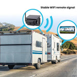 Videocamera di retromarcia HD wireless WIFI ad energia solare magnetica per auto.