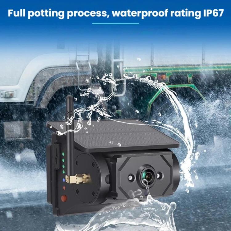 Videocamera di retromarcia HD wireless WIFI ad energia solare magnetica per auto.