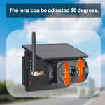 Videocamera di retromarcia HD wireless WIFI ad energia solare magnetica per auto.