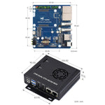 Scheda espansione doppia porta rete per Raspberry Pi CM5