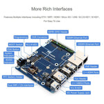 Scheda espansione doppia porta rete per Raspberry Pi CM5