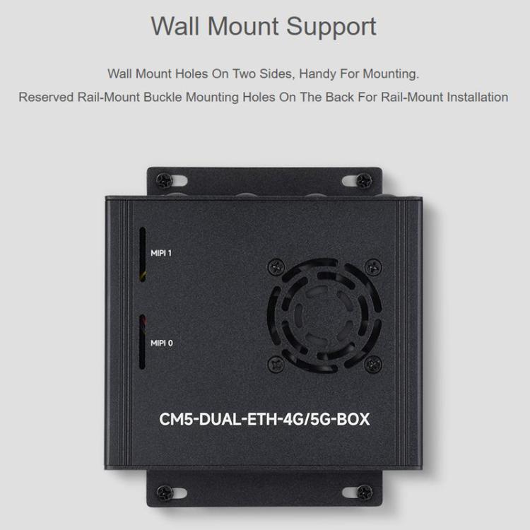 Scheda espansione doppia porta rete per Raspberry Pi CM5