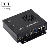 Scheda di espansione con doppia porta di rete Gigabit/2.5G WAVESHARE CM5 per Raspberry Pi, con supporto per RJ45 e doppia uscita 4K., US Plug, EU Plug, UK Plug