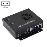 Scheda di espansione con doppia porta di rete Gigabit/2.5G WAVESHARE CM5 per Raspberry Pi, con supporto per RJ45 e doppia uscita 4K., US Plug, EU Plug, UK Plug