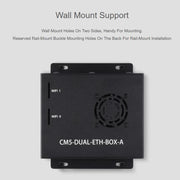 Scheda di espansione con doppia porta di rete Gigabit/2.5G WAVESHARE CM5 per Raspberry Pi, con supporto per RJ45 e doppia uscita 4K., US Plug, EU Plug, UK Plug