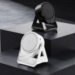 Altoparlante wireless multifunzione con sensore, supporto per telefono girevole e luci RGB