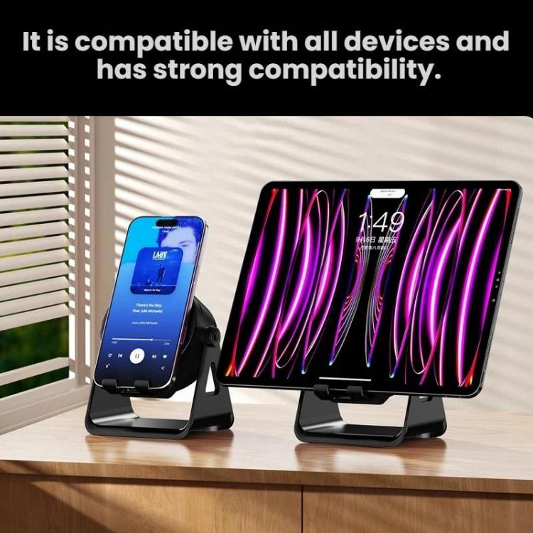 Altoparlante wireless multifunzione con sensore, supporto per telefono girevole e luci RGB