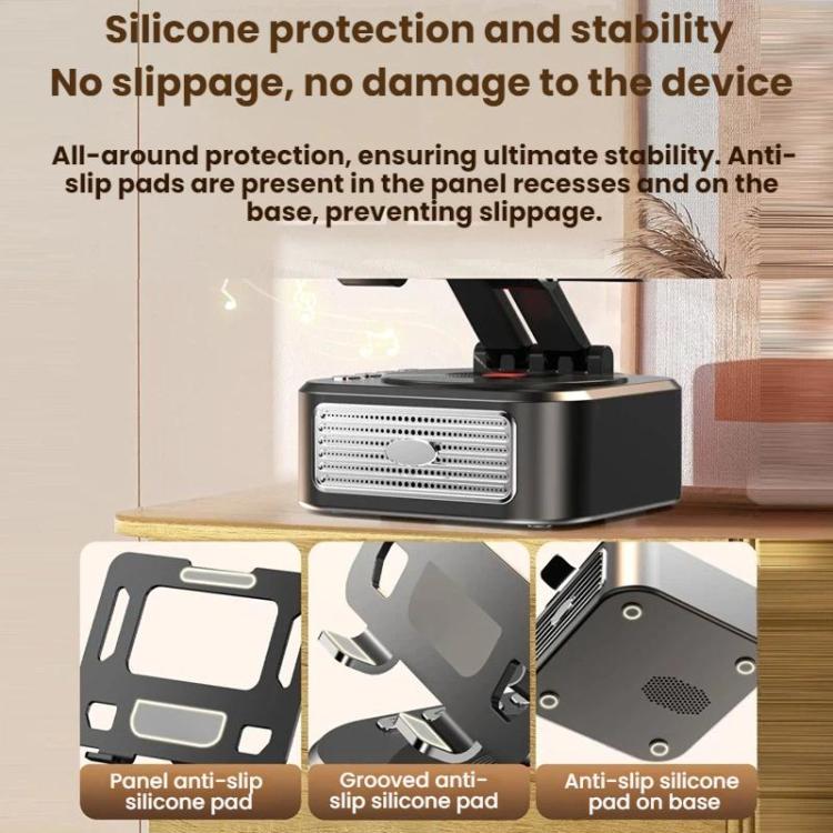 Supporto multifunzione 3 in 1 per tablet/telefono con altoparlante Bluetooth, PK-05
