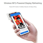 Schermo e-ink 2,13" con NFC passivo rosso giallo nero bianco