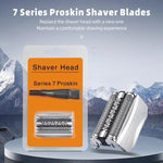 Testina di ricambio per rasoi Braun Serie 7 720S-7 / 740S-7 / 720S / 730S / 750CC / 760CC, 70B, 70S