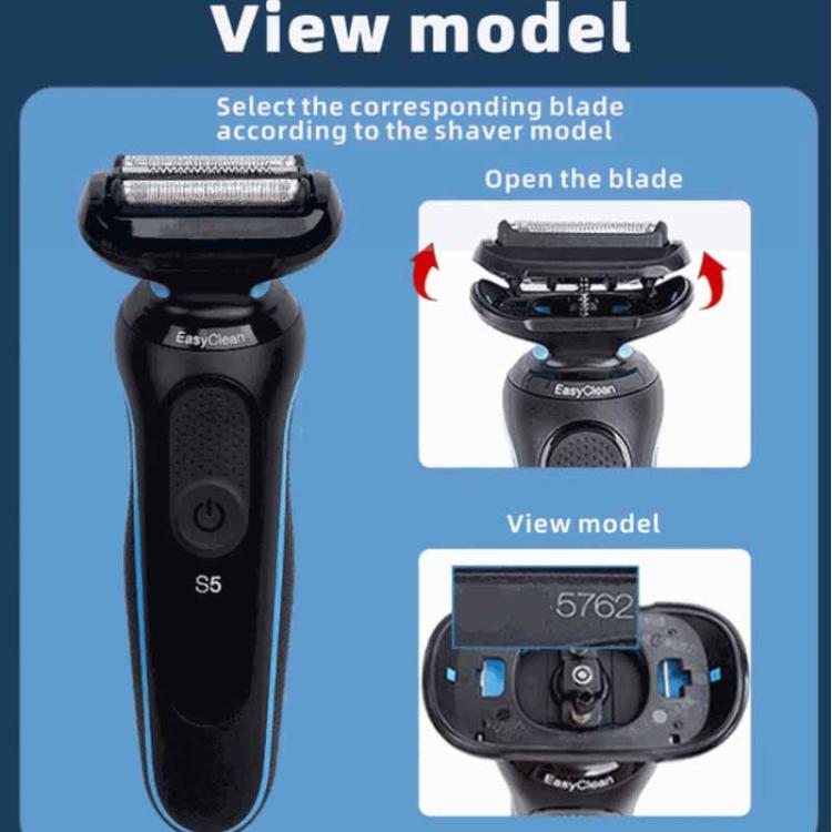 Testina di ricambio per rasoi Braun Serie 8 8325S / 8340S / 8350S / 8360CC, 83M