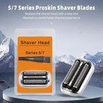 Lama di ricambio per rasoi Braun serie 5 e 7, modelli 52-A1000S, 50-B4200CS, 70-7027CS, 70-B7200CC, 53B, 73S