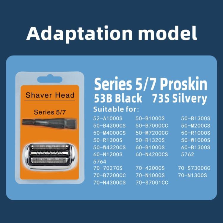 Lama di ricambio per rasoi Braun serie 5 e 7, modelli 52-A1000S, 50-B4200CS, 70-7027CS, 70-B7200CC, 53B, 73S