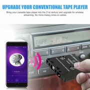 Convertitore per auto Zeesean MP3 a doppio canale con ingresso da 3,5 mm e lettore di cassette Bluetooth., BT006