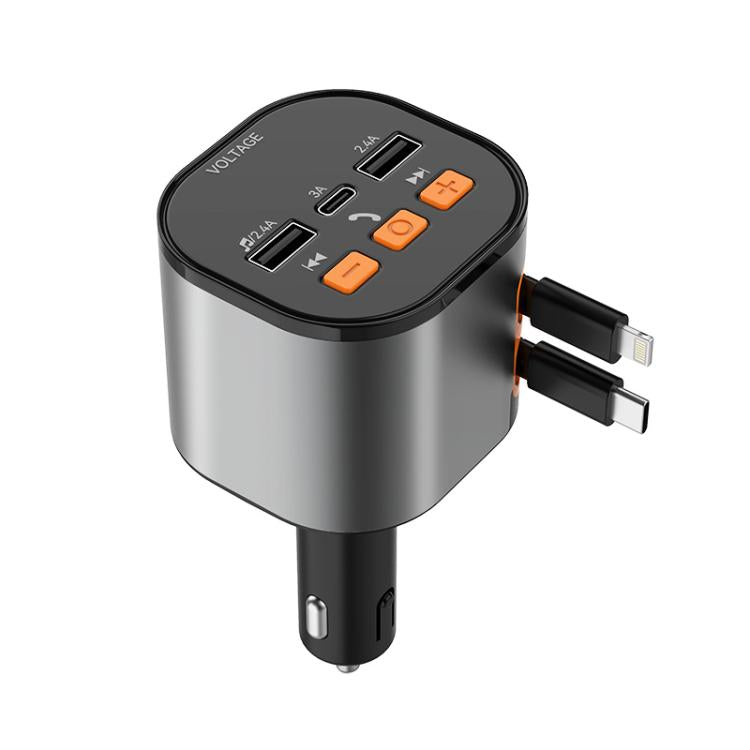 Adattatore caricabatterie rapido auto 30W con Bluetooth