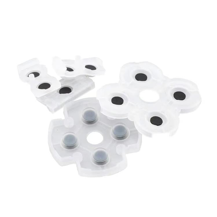 Pulsante in gomma conduttiva del gamepad con cuscinetto morbido, For PS2 10sets, For PS3 10sets, For PS4 10sets 1.0, For PS4 10sets 2.0, For PS4 10sets 3.0/4.0, For PS4 10sets 5.0