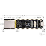 Scheda sviluppo ESP32-P4 con porta Ethernet RJ45 100 Mbps