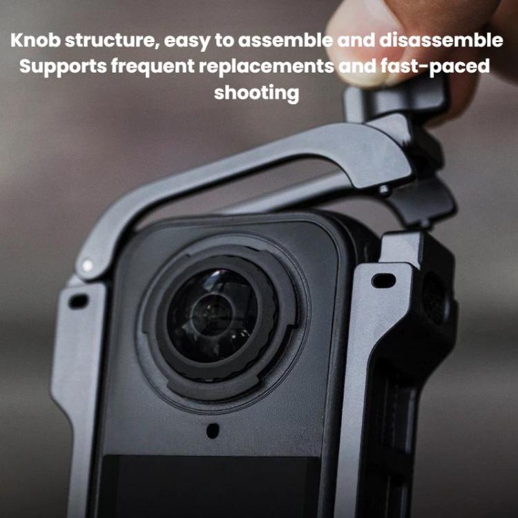 Custodia protettiva in metallo PGYTECH Rabbit Cage per Insta360 X4 Air