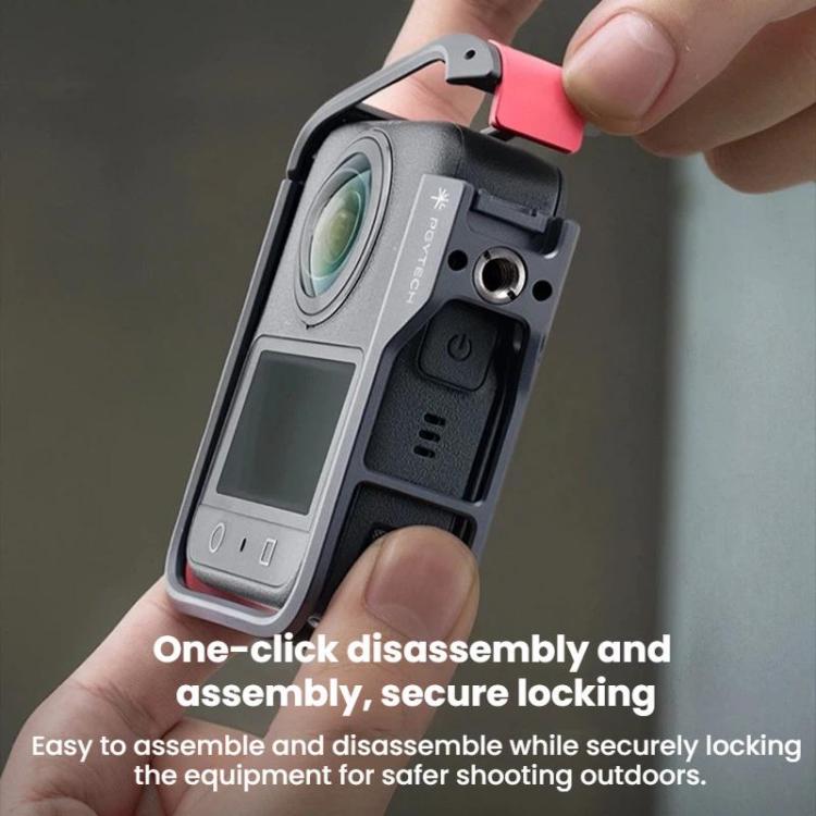 Telaio protettivo esteso in metallo per fotocamera panoramica DJI Osmo 360 PGYTECH