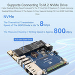 Scheda base Waveshare Dual Ethernet per Raspberry Pi CM5