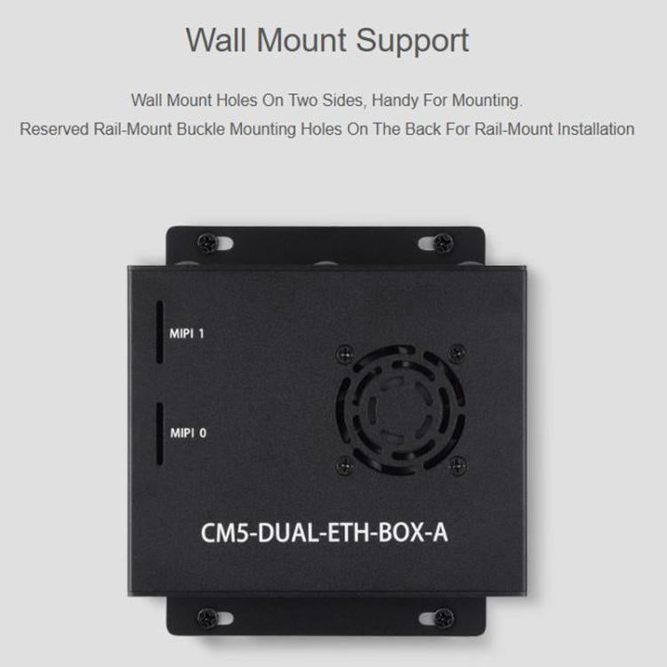 Scheda base Waveshare Dual Ethernet per Raspberry Pi CM5