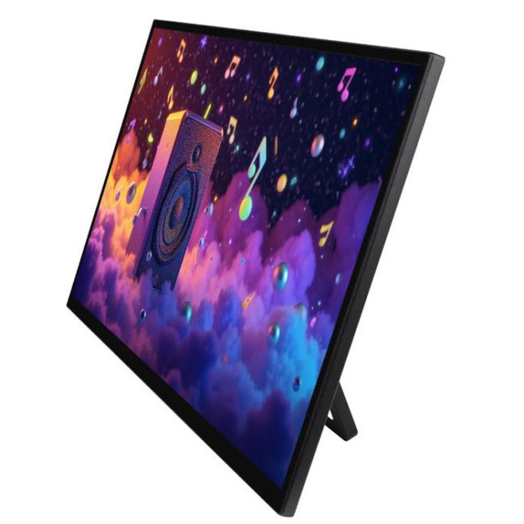 Monitor IPS Luckfox da 18,5 pollici con 10 punti di contatto, risoluzione 1920 × 1080, frequenza di aggiornamento a 120 Hz., EU Plug, UK Plug, US Plug