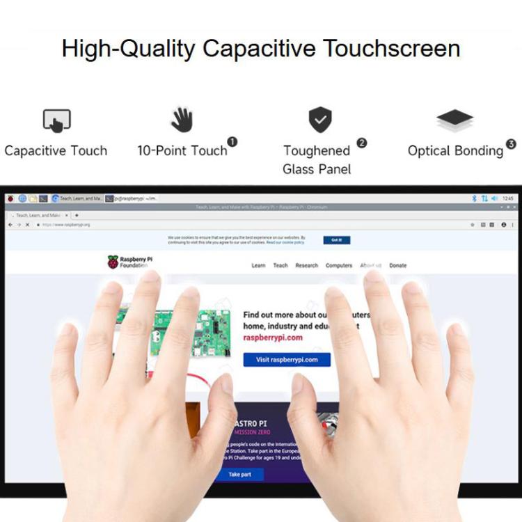 Monitor touch IPS 18,5 pollici Full HD 120Hz con Type-C