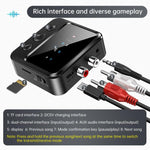 Adattatore trasmettitore/ricevitore audio Bluetooth 5.4 con riproduzione da scheda TF, C56