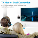Adattatore trasmettitore/ricevitore audio Bluetooth 5.4 con riproduzione da scheda TF, C56